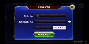 Anh em điền thông tin và xác nhận để hoàn tất các bước đăng nhập